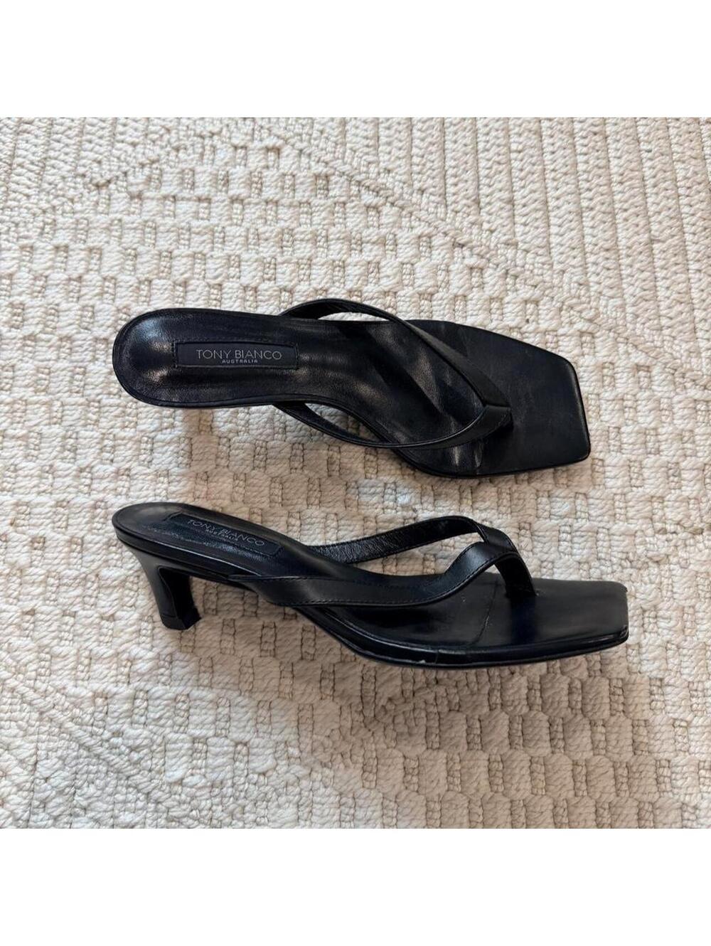 Tony Bianco Topaz Black Como Heel - Picture 2 of 9